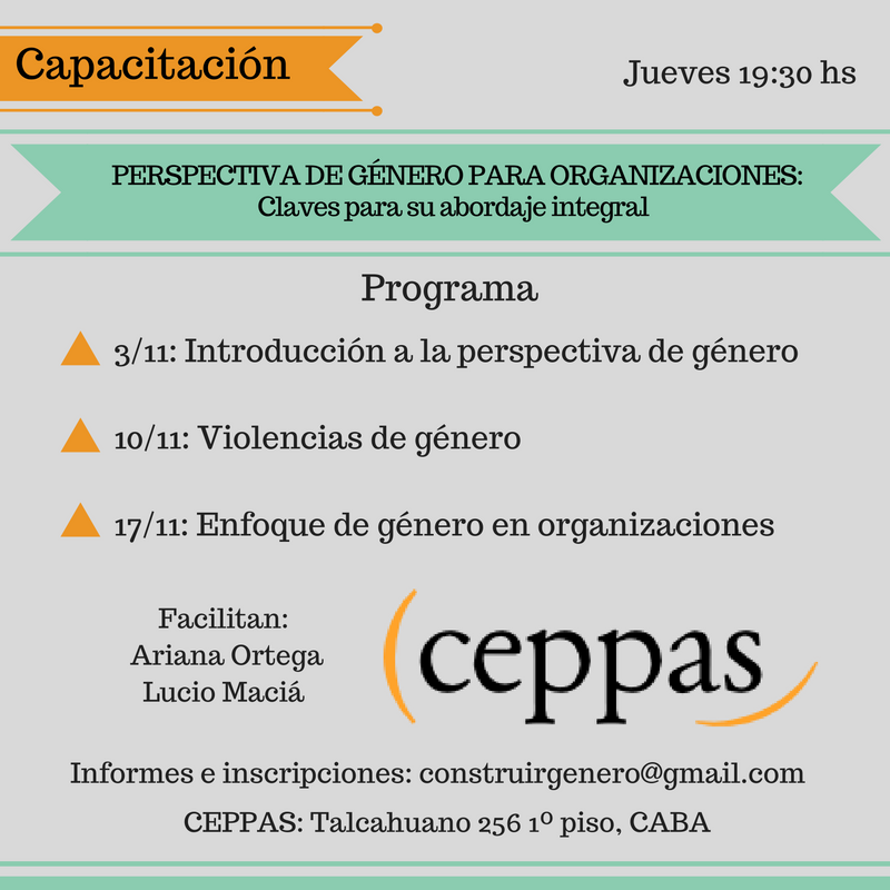 Perspectiva de género para organizaciones: claves para su abordaje ...